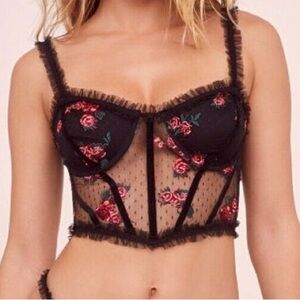 FL&L for VS Rosebud Bustier, Size Small